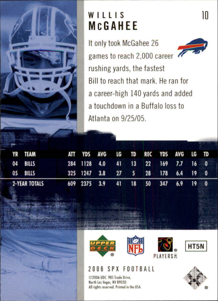 2006 SPx (Upper Deck) Football "Main Set" Cards #1 to #180 - Picture 21 of 231