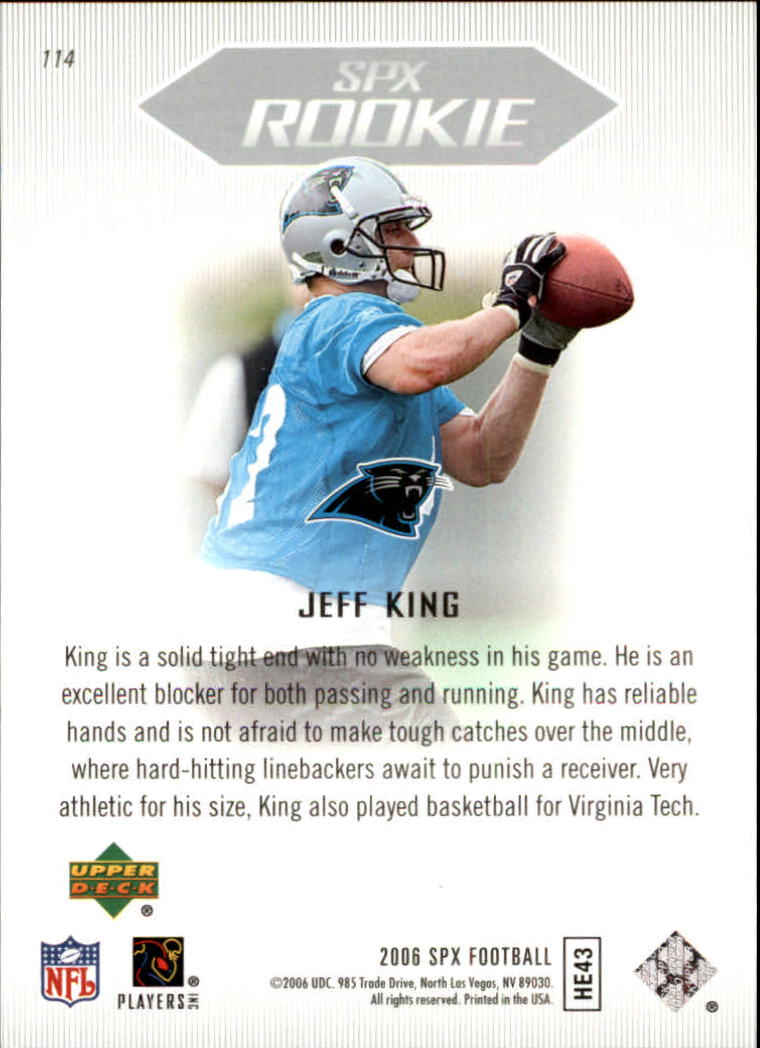 2006 SPx (Upper Deck) Football "Main Set" Cards #1 to #180 - Picture 193 of 231