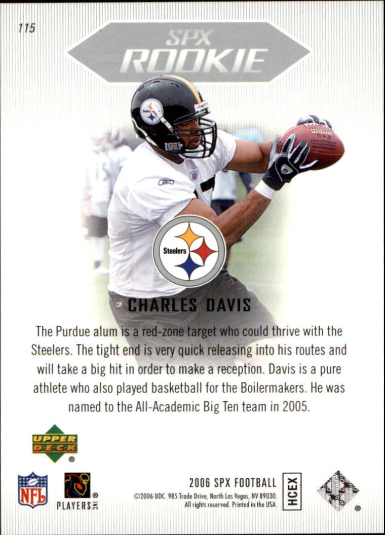 2006 SPx (Upper Deck) Football "Main Set" Cards #1 to #180 - Picture 195 of 231