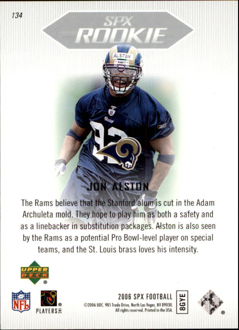 2006 SPx (Upper Deck) Football "Main Set" Cards #1 to #180 - Picture 211 of 231