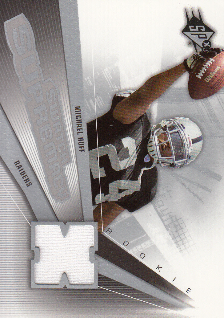 2006 SPx Rookie Swatch Supremacy #SWMH Michael Huff