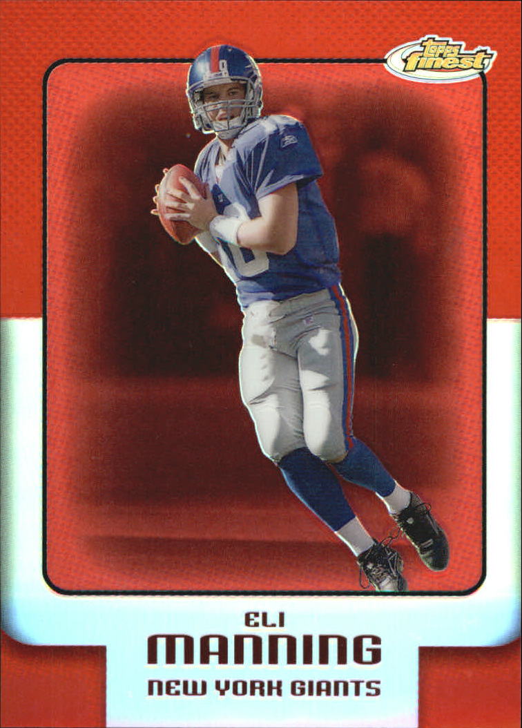 2006 Finest Refractors #3 Eli Manning
