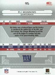 2006 Leaf Certified Materials #95 Eli Manning back image