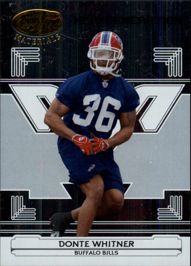 2006 Leaf Certified Materials #161 Donte Whitner/1000 RC