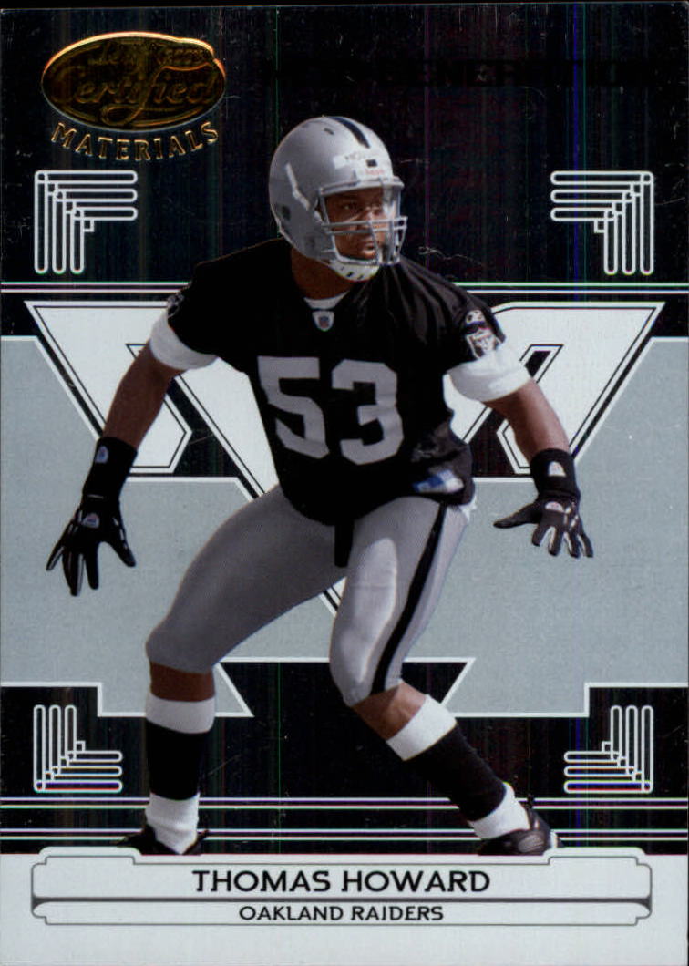 2006 Leaf Certified Materials #191 Thomas Howard/1000 RC
