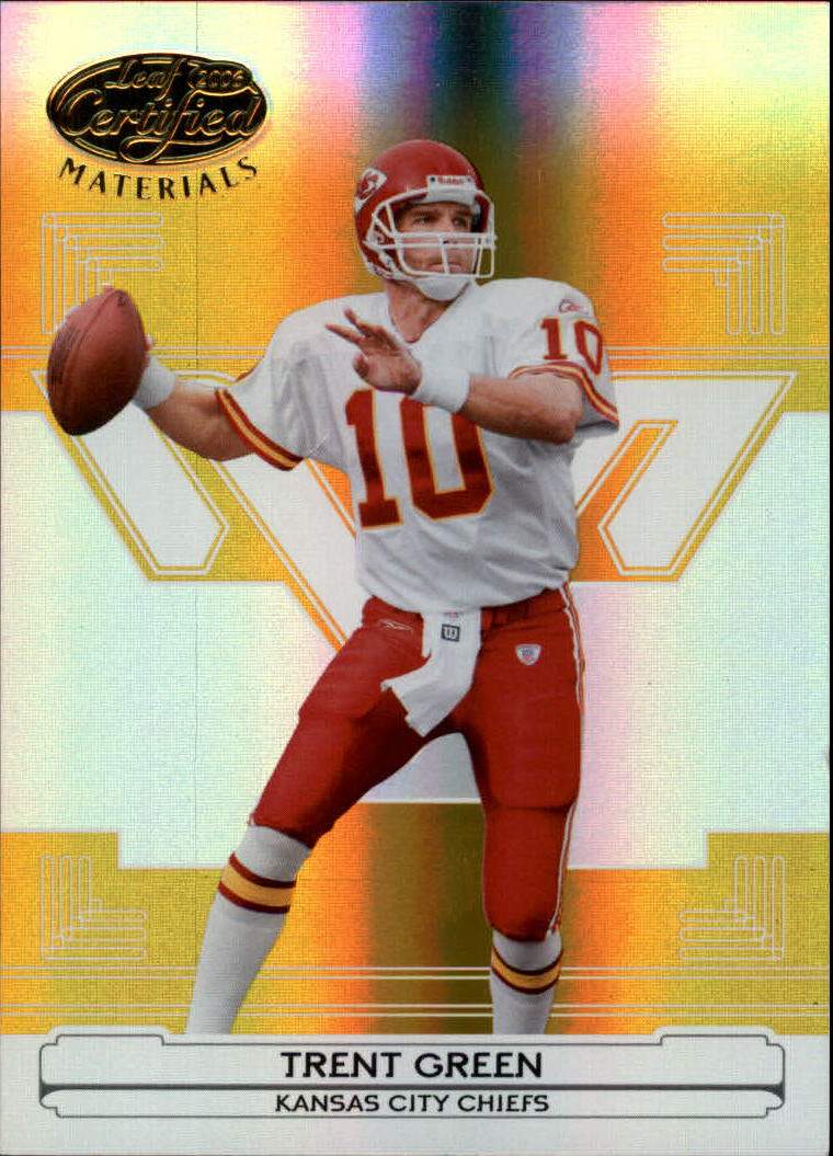 2006 Leaf Certified Materials Mirror Gold #72 Trent Green