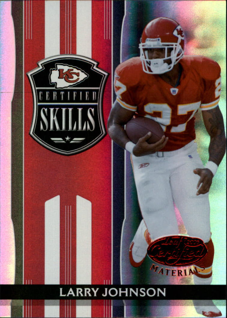 2006 Leaf Certified Materials Certified Skills Red #12 Larry Johnson