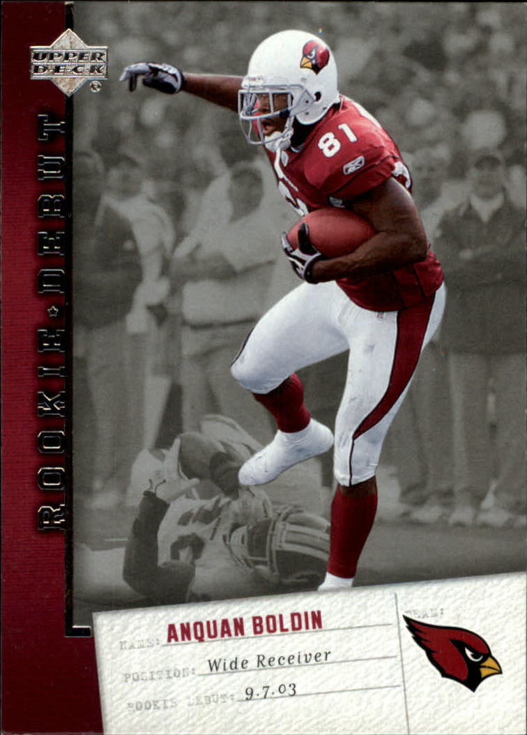 2003 Bowman #155 ANQUAN BOLDIN RC Rookie Arizona Cardinals