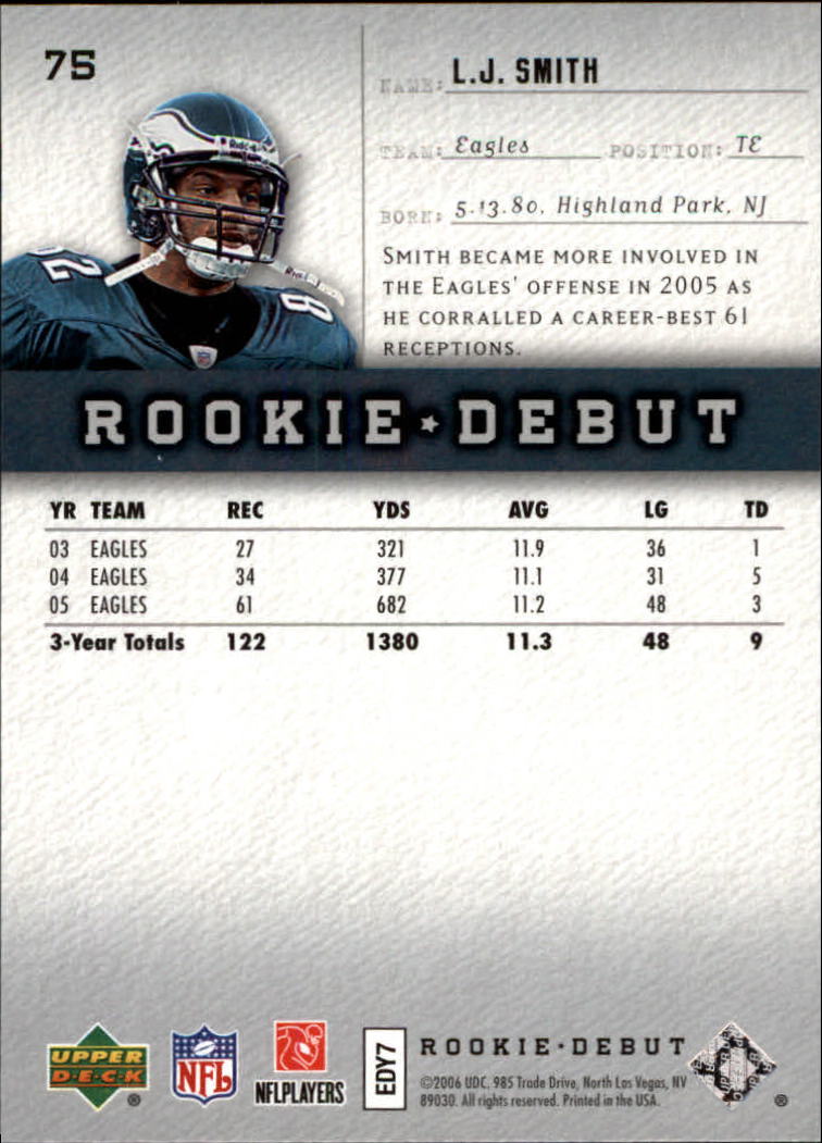 A1866- 2006 Upper Deck Rookie Debut FB +Inserts -You Pick- 15+ FREE US SHIP - Picture 143 of 359