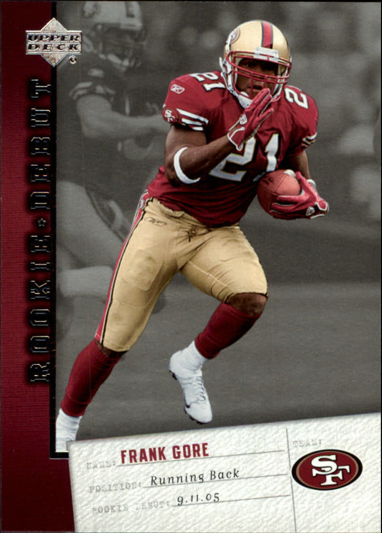 2006 Upper Deck Rookie Debut #84 Frank Gore