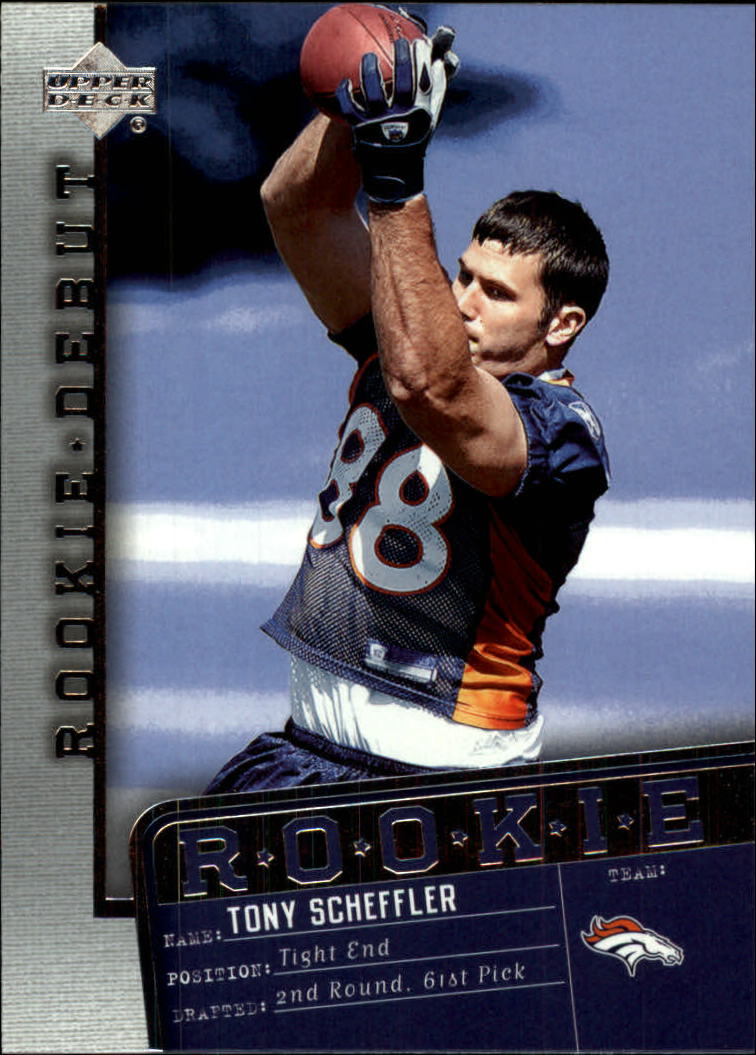 2006 Upper Deck Rookie Debut #131 Tony Scheffler RC