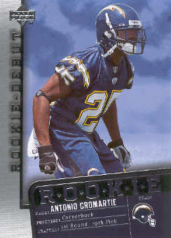 2006 Upper Deck Rookie Debut #167 Antonio Cromartie RC - NM-MT