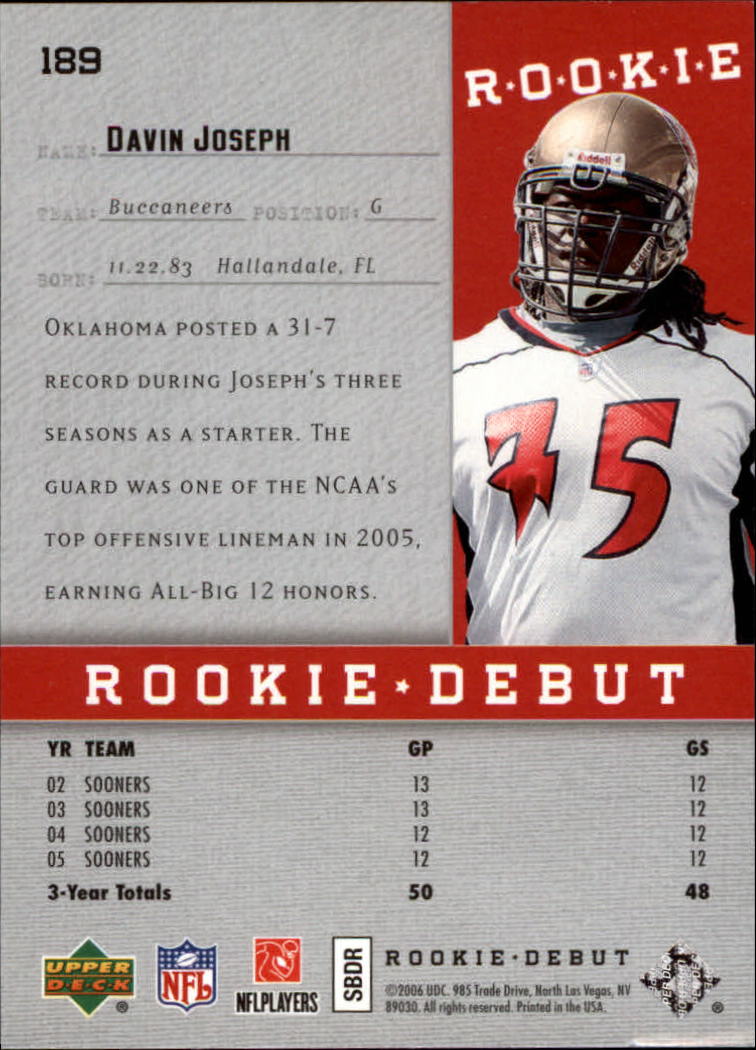 A1866- 2006 Upper Deck Rookie Debut FB +Inserts -You Pick- 15+ FREE US SHIP - Picture 293 of 359