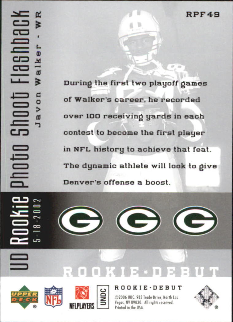 A1866- 2006 Upper Deck Rookie Debut FB +Inserts -You Pick- 15+ FREE US SHIP - Picture 351 of 359
