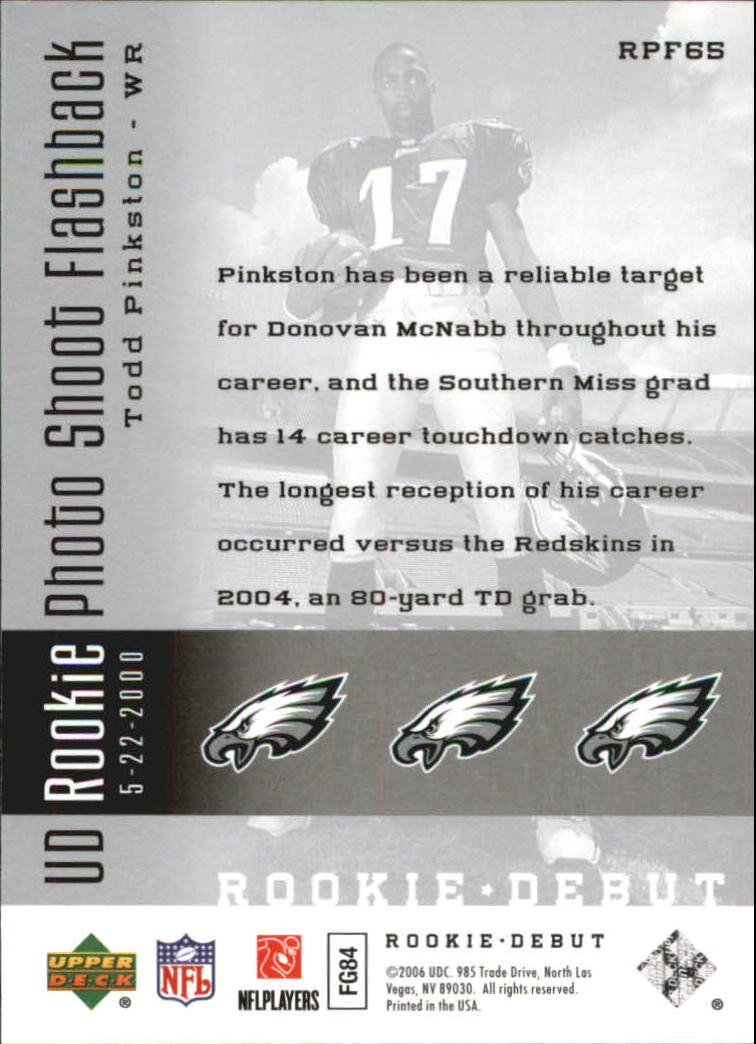 A1866- 2006 Upper Deck Rookie Debut FB +Inserts -You Pick- 15+ FREE US SHIP - Picture 353 of 359
