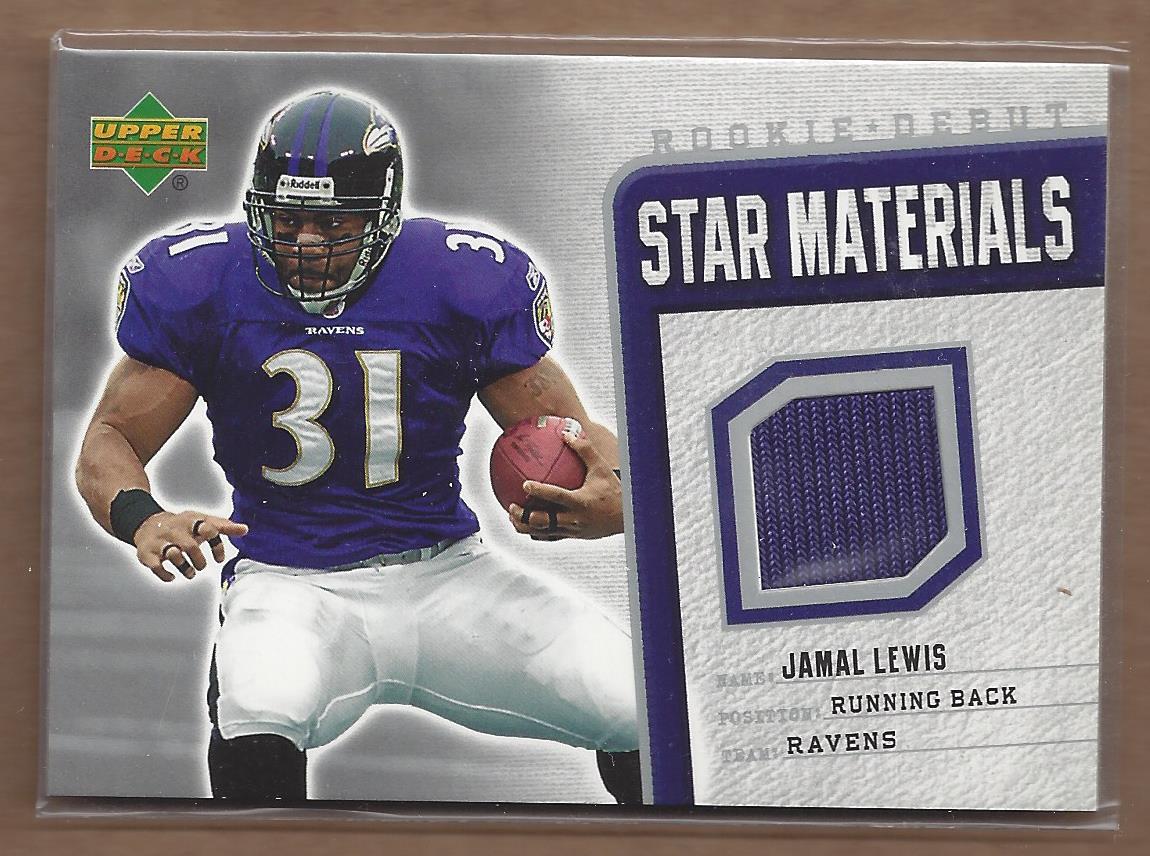 2006 Upper Deck Rookie Debut Star Materials Silver #SMJL Jamal Lewis