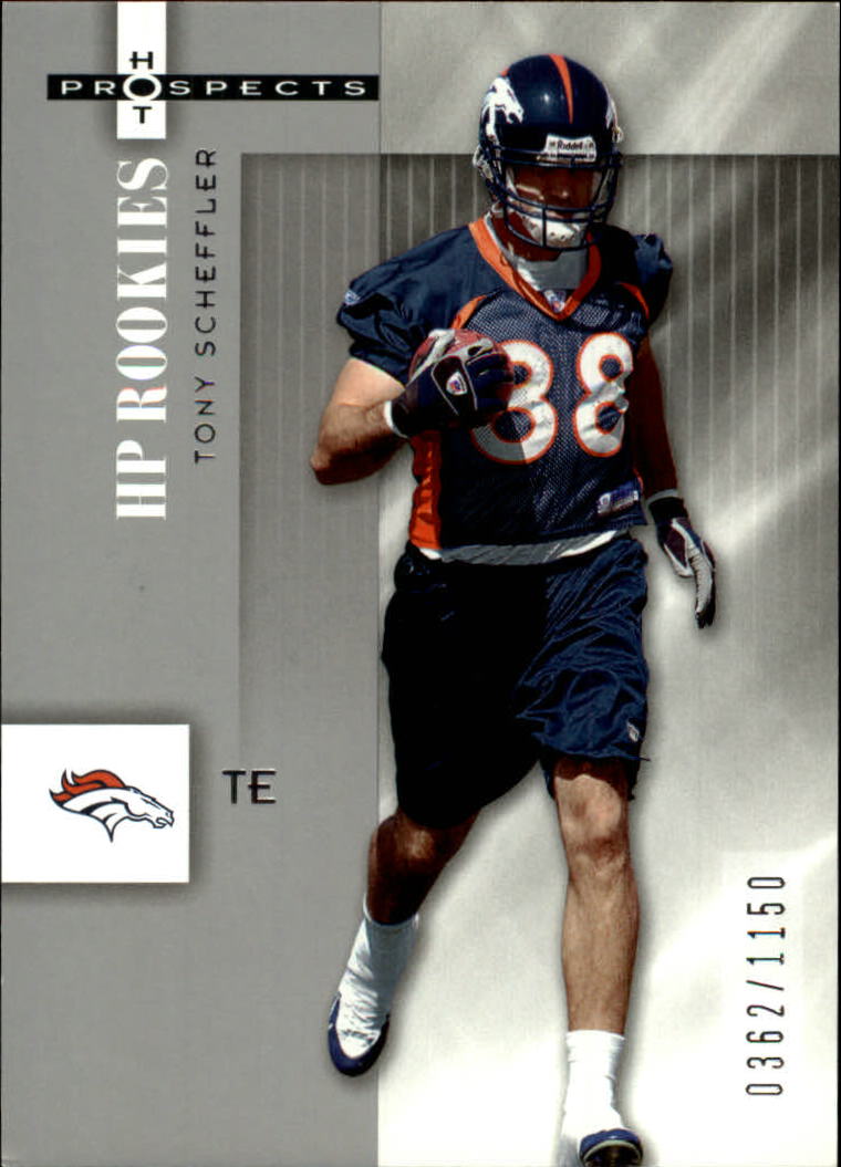 2006 Hot Prospects #123 Tony Scheffler RC