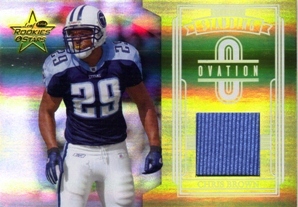 2006 Leaf Rookies and Stars Standing Ovation Materials #3 Chris Brown