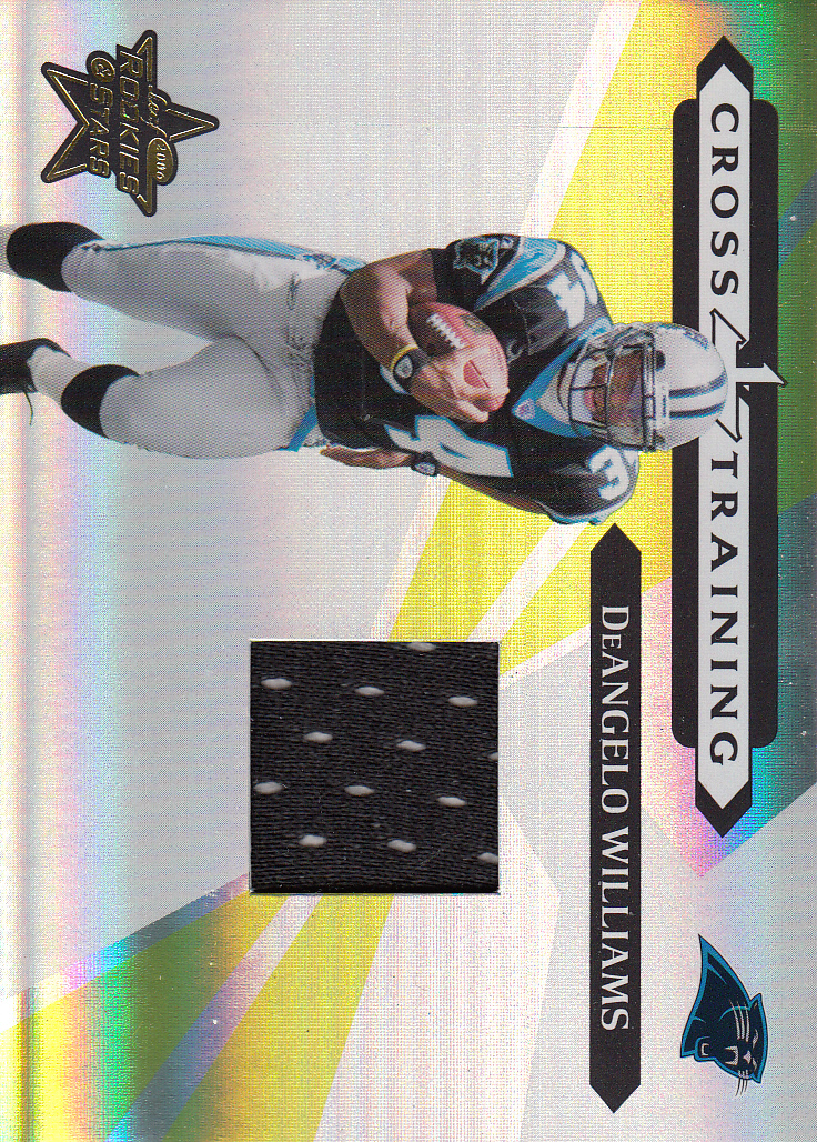 2006 Leaf Rookies and Stars Cross Training Materials #4 DeAngelo Williams