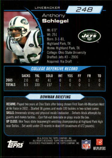 A1971- 2006 Bowman Football Cards 201-275 +Inserts -You Pick- 15+ FREE US SHIP - Picture 95 of 348