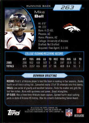 A1971- 2006 Bowman Football Cards 201-275 +Inserts -You Pick- 15+ FREE US SHIP - Picture 125 of 348