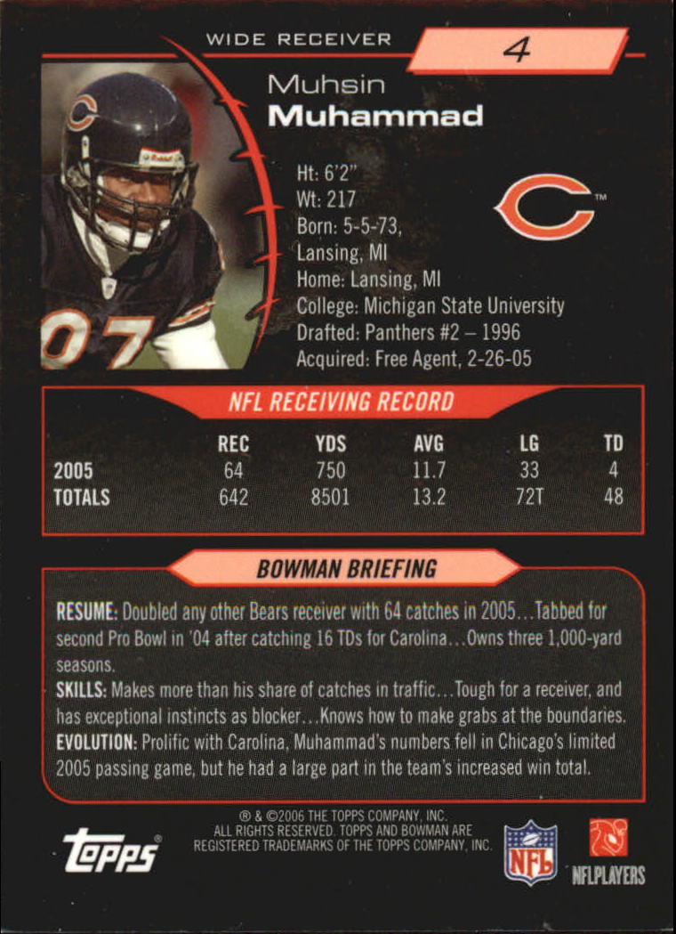 A1971- 2006 Bowman Football Cards 201-275 +Inserts -You Pick- 15+ FREE US SHIP - Picture 158 of 348