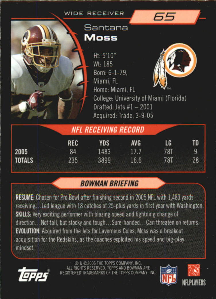 A1971- 2006 Bowman Football Cards 201-275 +Inserts -You Pick- 15+ FREE US SHIP - Picture 250 of 348