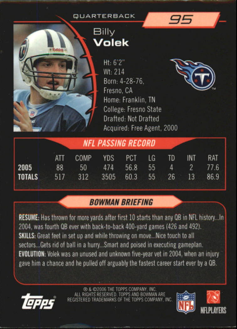 A1971- 2006 Bowman Football Cards 201-275 +Inserts -You Pick- 15+ FREE US SHIP - Picture 288 of 348