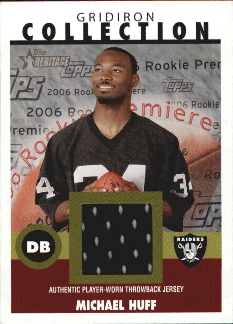 2006 Topps Heritage Gridiron Collection Jersey #GCMH Michael Huff