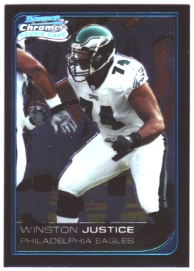 2006 Bowman Chrome #3 Winston Justice RC