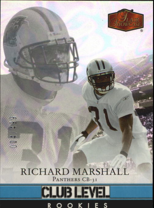 2006 Flair Showcase #149 Richard Marshall RC