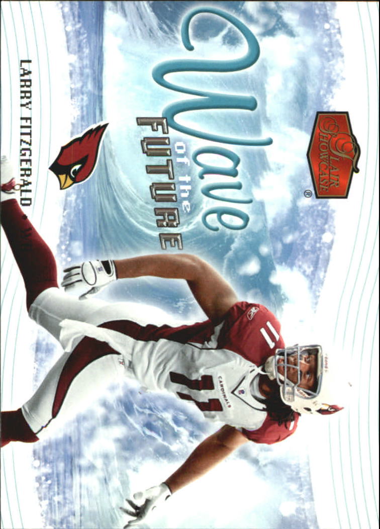 2006 Flair Showcase Wave of the Future #WOTF14 Larry Fitzgerald