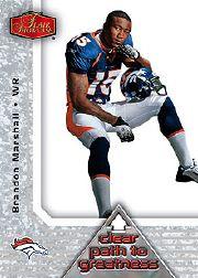 2006 Flair Showcase Clear Path to Greatness #CPTG3 Brandon Marshall