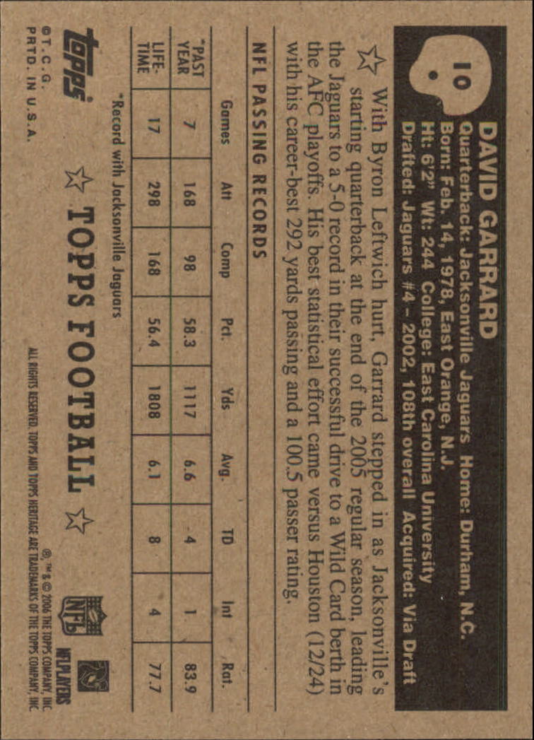 A0751- 2006 Topps Heritage Fb Verschieden Einsatz Karten -du Pick- 15 + Gratis - Bild 29 von 300