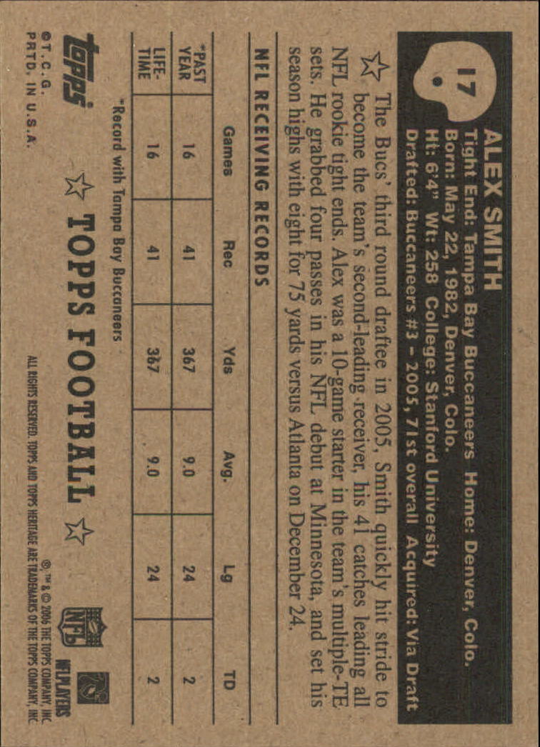 A0751- 2006 Topps Heritage Fb Verschieden Einsatz Karten -du Pick- 15 + Gratis - Bild 41 von 300