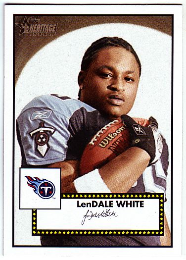 2006 Topps Heritage Black Backs #66 LenDale White