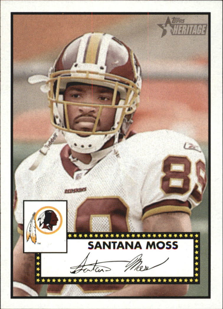 2006 Topps Heritage Black Backs #75 Santana Moss