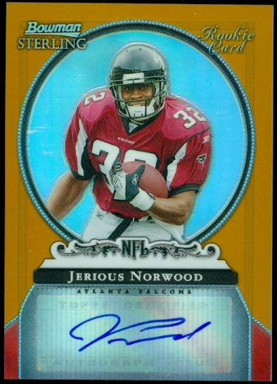 2006 Bowman Sterling Gold Rookie Autographs #JN Jerious Norwood/900