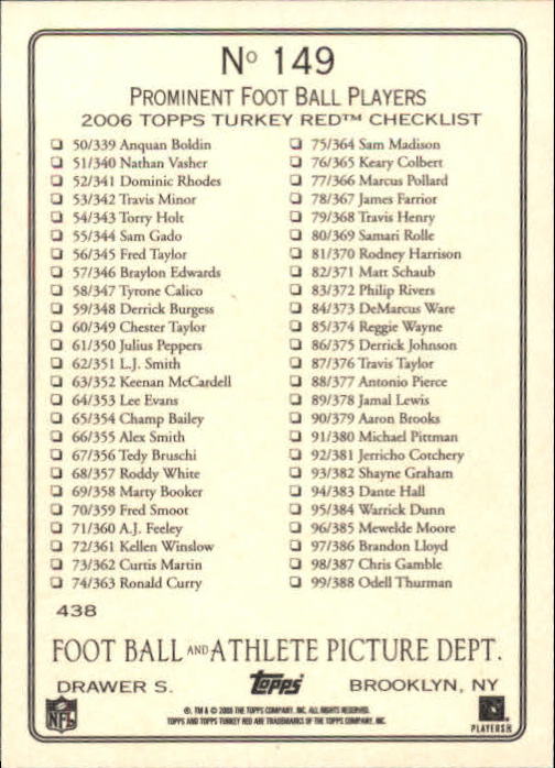 A1973- 2006 Topps Türkei Rot Fb #S 1-247 + Rookies -du Pick- 15 + Gratis US - Bild 283 von 435