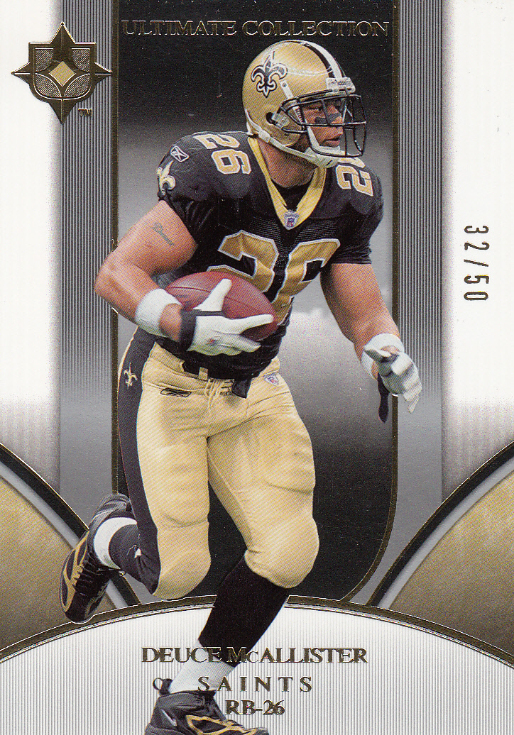 2006 Ultimate Collection Gold #121 Deuce McAllister