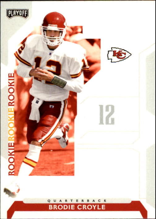 2006 Playoff NFL Playoffs 79 Brodie Croyle RC NM MT Wonder