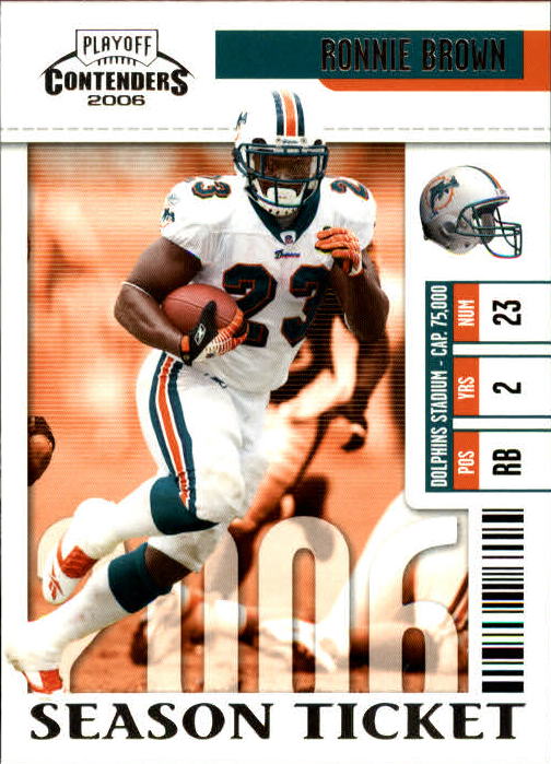 2006 Playoff Contenders #54 Ronnie Brown