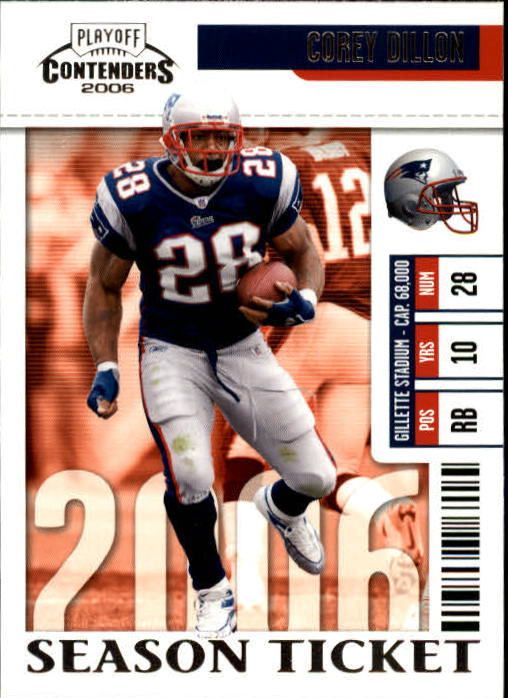 2006 Playoff Contenders #57 Corey Dillon