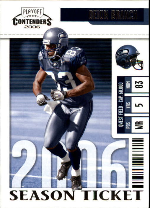  2004 Playoff Contenders Football Card #54 Deion