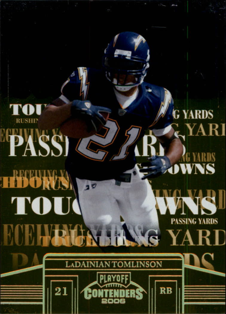 2006 Playoff Contenders MVP Contenders Gold #4 LaDainian Tomlinson