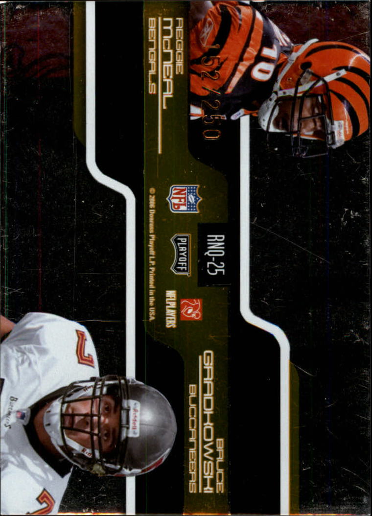 2006 Playoff Contenders Round Numbers Gold #25 Wali Lundy/Mike Hass/Reggie McNeal/Bruce Gradkowski back image