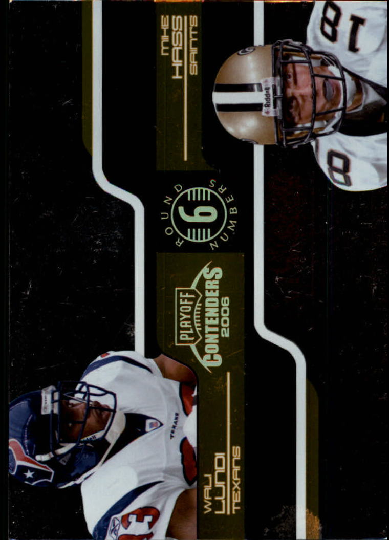 2006 Playoff Contenders Round Numbers Gold #25 Wali Lundy/Mike Hass/Reggie McNeal/Bruce Gradkowski