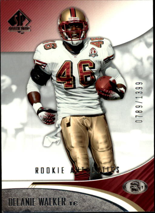 2006 SP Authentic #141 Delanie Walker RC