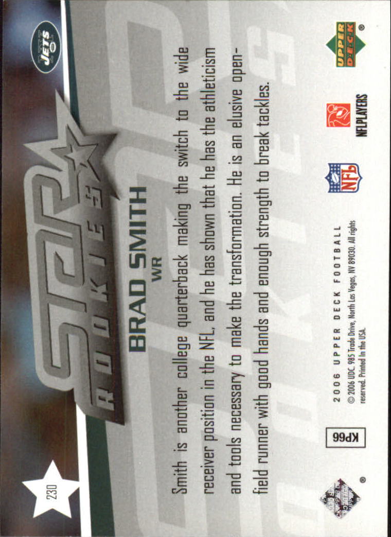 A2099- 2006 Upper Deck FB Card #s 201-275 +Inserts -You Pick- 15+ FREE US SHIP - Picture 205 of 396