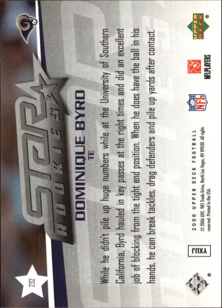 A2099- 2006 Upper Deck FB Card #s 201-275 +Inserts -You Pick- 15+ FREE US SHIP - Picture 209 of 396